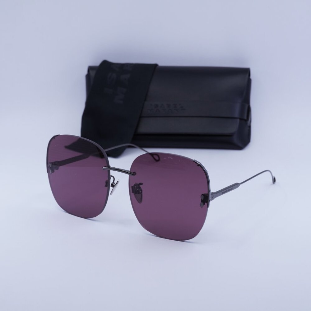 Final Price! Isabel Marant IM 0055/S 0KJ1 U1 Ruthenium/Plum Sunglasses - Picture 7 of 11